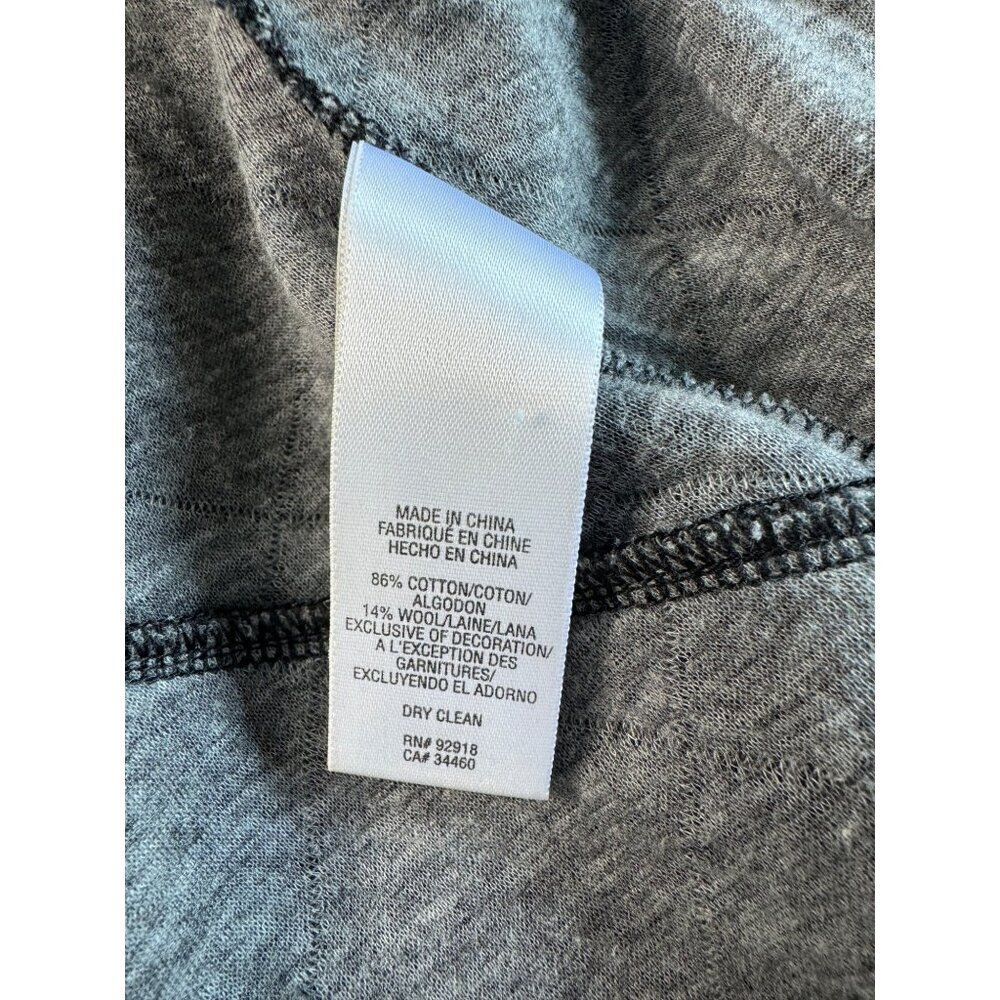 Juicy Couture Grey Puff Sleeve Full Zip Jacket SZ M Pockets Y2K 2000s - Picture 8 of 11